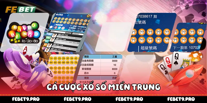 Cá cược xổ số miền trung