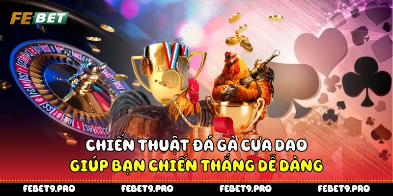 Chiến thuật đá gà cựa dao giúp bạn chiến thắng dễ dàng